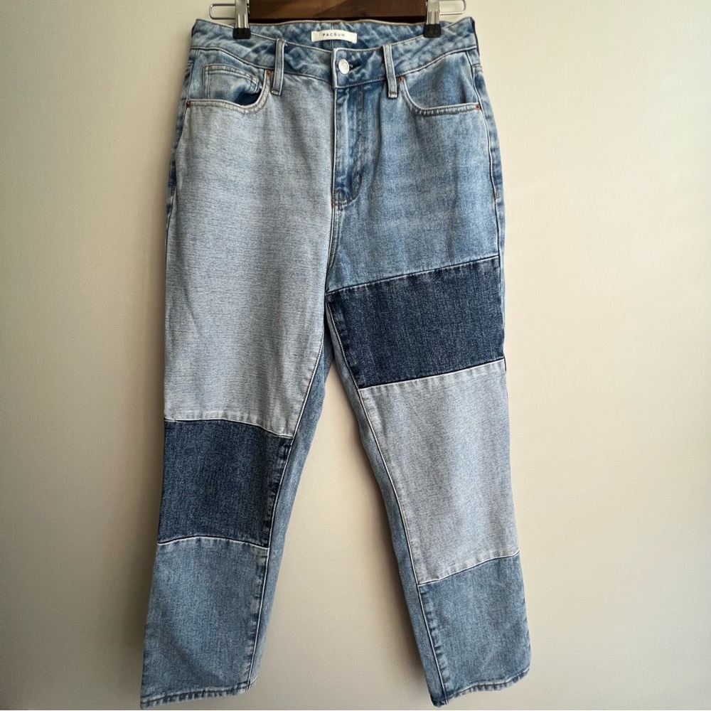 Pacsun patchwork mom jeans